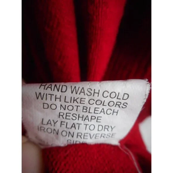 Red Knit Sweater fringe edge rayon blend Sz 2x Notations Woman - Picture 5 of 9